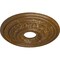 Ekena Millwork Orleans Medallion (Canopies up to 4 5/8"), 17 5/8"OD X 3 5/8"ID X 1 7/8"P, Smokey Topaz Crackle CM17OLSTC - alternate 3